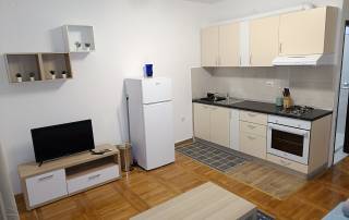 apartments in Novalja with kitchen